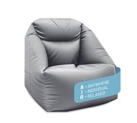 Lumaland Fauteuil gonflable - Canapé de camping - Charge maximale : 150 kg - Fauteuil gonflable réglable à 5 compartiments - Lavable, imperméable - 87 x 95 x 80/35 cm - Gonflage rapide pour la plage