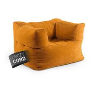 Lumaland Fauteuil-sac Modular Cord 96x72x70cm jaune moutarde