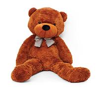 Lumaland géant XXL Ours Marron 120 cm Peluche Doudou Ours