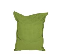 Lumaland Grand Pouf Micro Velours XXL 380l pour enfants et adultes Siège rembourré géant 140 x 180 cm Intérieur Vert