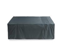 Lumaland Housse de Protection en Toile imperméable - Housse Salon de Jardin - Bâche de Protection Table Extérieur Étanche Tissue Oxford avec poignée et Cordon réglable - 240 x 140 x 90 cm - Gris
