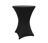Lumaland Housses Stretch de Table Debout | Élégance et polyvalence pour Toutes Vos Occasions | Lavables en Machine, Disponibles dans Une variété de Couleurs | Ø 80-85 cm