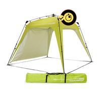 Lumaland Outdoor tonnelle Pliante - Pavillon | Imperméable & Protection UV | 2,5 x 2,5m | Tente de Jardin INCL. 1x Panneau latéral & Sac & piquets | pour Le Camping | Pop-up et Montage Rapide [Vert]