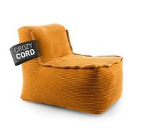 Lumaland Partie centrale modulaire - Série velours côtelé - Pouf d'intérieur avec structure douce - Idéal pour les modules de canapé et pour pouf - Pouf avec rembourrage - Pour salon et autres - 54 x
