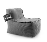 Lumaland Partie centrale modulaire - Série velours côtelé - Pouf d'intérieur doux - Idéal pour modules de canapé et poufs - Rembourré - Salon et autres - 54 x