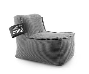 Lumaland Partie centrale modulaire - Série velours côtelé - Pouf d'intérieur doux - Idéal pour modules de canapé et poufs - Rembourré - Salon et autres - 54 x