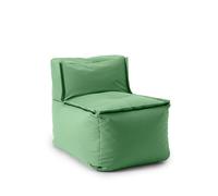 Lumaland Pouf de Salon - Partie Centrale modulaire - Lavable et imperméable - pour l'intérieur et l'extérieur - Facile à étendre - 54 x 81 x 70 cm - Vert Pastel
