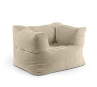 Lumaland Pouf modulaire en velours côtelé, 400 l, pour canapé modulaire, idéal pour le salon, la chambre à coucher, etc.