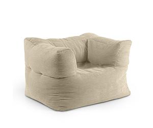 Lumaland Pouf modulaire en velours côtelé, 400 l, pour canapé modulaire, idéal pour le salon, la chambre à coucher, etc.