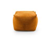 Lumaland Pouf modulaire en velours côtelé - Structure douce - Idéal pour canapés et décoration intérieure - Rembourré - Salon, etc. - 54 x 54 x 40 cm