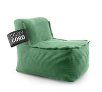 LUMALAND Pouf modulaire mi-velours côtelé 200 l pour canapé modulaire | Idéal pour fauteuil et pouf | Pouf en perles EPS avec rembourrage | Coussin d'assise intérieur lavable pour salon, chambre à