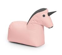 Lumaland Pouf pour enfant Licorne | Pouf de la famille des animaux pour enfants | Bean Bag imperméable pour l'intérieur et l'extérieur | Matériau facile à entretenir | 85 x 70 x 45 cm & 1,9 kg léger