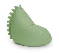 Lumaland Pouf pour enfant - Monster - Pouf famille d'animaux pour enfants - Imperméable pour l'intérieur et l'extérieur - Matériau facile d'entretien - 80 x 80 x 70 cm et léger - 2,9 kg - Vert