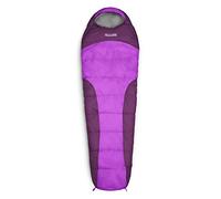 Lumaland Sac de Couchage sarcophage d'extérieur, 230 x 80 cm, avec Sac de Rangement, 50 x 25 cm, Violet