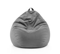 LUMALAND Sac de Siège Cord Feincord 250L EPS Perles Beanbag Fauteuil Salon Co...