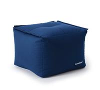 Lumaland Pouf-Sac modulaire | Pouf imperméable | Tabouret Extensible Individuel & léger | Salon intérieur & extérieur | Sièges lavables pour Jardin & intérieur | 54x54x54 cm [Bleu]