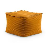 Lumaland Pouf modulaire en velours côtelé - Structure douce - Idéal pour canapés et décoration intérieure - Rembourré - Salon, etc. - 54 x 54 x 40 cm
