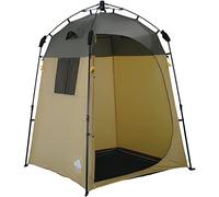 Where Tomorrow Tente confidentialité Vestiaire Douche Toilette instantanée Pop Up 155x155x220 cm marron