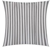 Lumaland Voile d’Ombre Carrée Sonnenschutz 3x3 m HDPE UV Rayé
