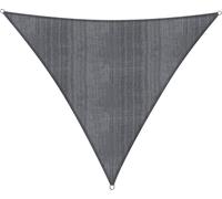 Lumaland Voile d’Ombre Triangulaire Sonnenschutz 3x3x3 m HDPE UV Étanche Gris