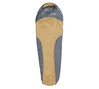 Lumaland Where Tomorrow Sac de Couchage sarcophage 230 x 80 cm - avec Sac de Rangement - 50 x 25 cm emballé - pour l'extérieur, Le Camping, la randonnée, Le Sac à Dos - Curry