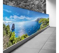 Lumalea Brise Vue Trompe l'oeil - 100x250 cm - Vue mer 3617689697246