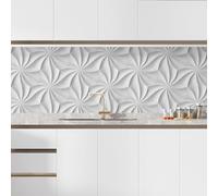 Lumalea Crédence adhésive Cuisine - Film Autocollant Résistant à la Chaleur et à l’Eau - Facile à Poser - Décoration Murale Anti-Tache - Idéal Rénovation - Design - 80x140 cm