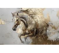 Lumalea - Papier peint panoramique Cheval - Largeur 325 cm x Hauteur 203 cm