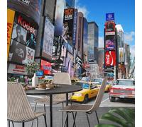 Lumalea - Papier peint panoramique New York Time Square - Largeur 390 cm x Hauteur 257 cm