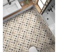 Lumalea Stickers carrelage de Sol Anti-dérapant - Motif Oriental 3617682099818-60x60 cm