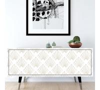 Lumalea Stickers Meuble - Motif Géométrique 3617689917320 - Adhésif Mat - Hauteur 100 x Largeur 300 cm