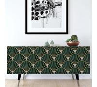 Lumalea Stickers Meuble - Motif Oriental 3617681581116 - Adhésif Mat - Hauteur 100 x Largeur 300 cm