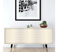 Lumalea Stickers Meuble - Motif Oriental 3617689916552 - Adhésif Mat - Hauteur 100 x Largeur 300 cm