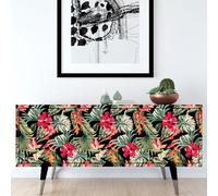 Lumalea Stickers Meuble - Motif Tropical 3617689919034 - Adhésif Mat - Hauteur 90 x Largeur 270 cm