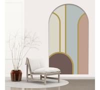 Lumalea Stickers Trompe l'oeil Arche - Voute - Arches Design 3617682057788 - Largeur 70 x Hauteur 125 cm