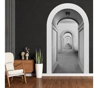 Lumalea Stickers Trompe l'oeil Arche - Voute - Couloir Arches 3617682410569 - Largeur 60 x Hauteur 100 cm