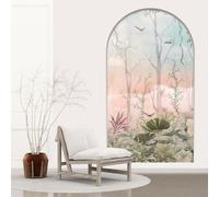 Lumalea Stickers Trompe l'oeil Arche - Voute Enfants - Oiseaux Forêt 3617681166269 - Largeur 90 x Hauteur 160 cm