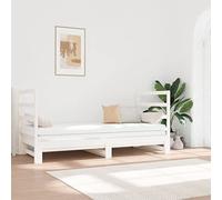 Lumanois Lit Coulissant sans Matelas Blanc 2X(90x190) cm Lits & Cadres de lit Blanc,3124763
