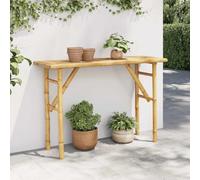 Lumanois Table Console 115x39x75 cm Bambou Tables Brun,368041