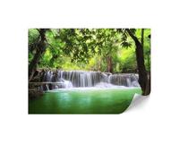 LUMASOUL Papier Peint Intissé 400x280 cm - Éclectique Panoramique Tapisserie Murale Facile à Monter - Papiers Peints Modernes Pour le Salon & Chambre à Coucher - Chute d'eau