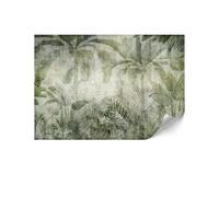 LUMASOUL Papier Peint Intissé 400x280 cm - Jungle Panoramique Tapisserie Murale Facile à Monter - Papiers Peints Modernes Pour le Salon & Chambre à Coucher - Vert