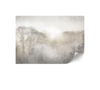 LUMASOUL Papier Peint Intissé 450x315 cm Shabby Chic Panoramique Tapisserie Murale Facile à Monter - Papiers Peints Modernes Pour le Salon & Chambre à Coucher - Beige-gris