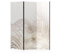 LUMASOUL Paravent Intérieur 3 Panneaux Recto - Verso Pliable - Separateur de Pieces - Cloison de Separation de Chambre pour Chambre à Coucher, Salle de séjour - 135x172 cm Plantes