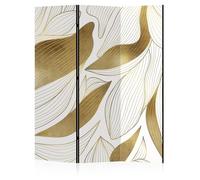 LUMASOUL Paravent Intérieur 3 Panneaux Simple Face Pliable - Separateur de Pieces - Cloison de Separation de Chambre pour Chambre à Coucher, Salle de séjour - 135x172 cm Plantes