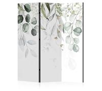 LUMASOUL Paravent intérieur à Deux côtés - Separateur de Pieces - Cloison de Separation de Chambre - 135x172 cm Nature