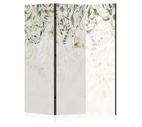 LUMASOUL Paravent intérieur à Deux côtés - Separateur de Pieces - Cloison de Separation de Chambre - 135x172 cm Fleurs
