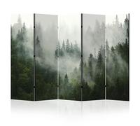 LUMASOUL Paravent intérieur à Deux côtés - Separateur de Pieces - Cloison de Separation de Chambre - 225x172 cm Nature