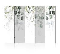 LUMASOUL Paravent intérieur à Deux côtés - Separateur de Pieces - Cloison de Separation de Chambre - 225x172 cm Nature