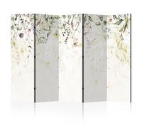 LUMASOUL Paravent intérieur à Deux côtés - Separateur de Pieces - Cloison de Separation de Chambre - 225x172 cm Fleurs