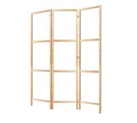 LUMASOUL Paravent Intérieur à Simple Face - 3 Panneaux - Separateur de Pieces de Style Japonais - Cloison de Separation pour Chambre à Coucher et Salon - Motif Fonds d'écran et Motifs - 135x172 cm